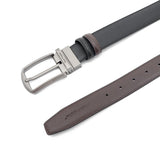 Don Pin Clip Reversible Men's Belt - Black & Dark Brown