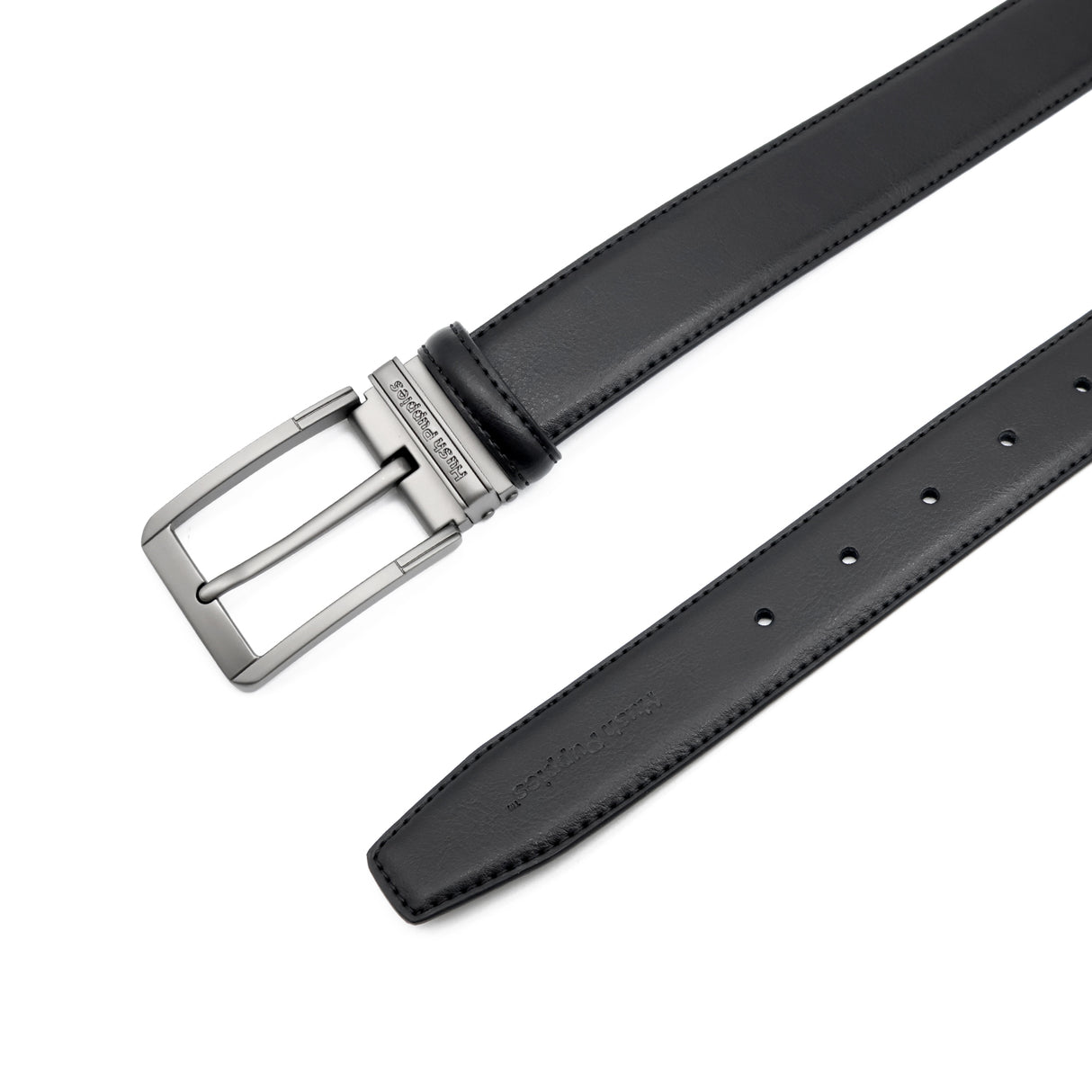 Ector Pin Clip Men's Belt - Black