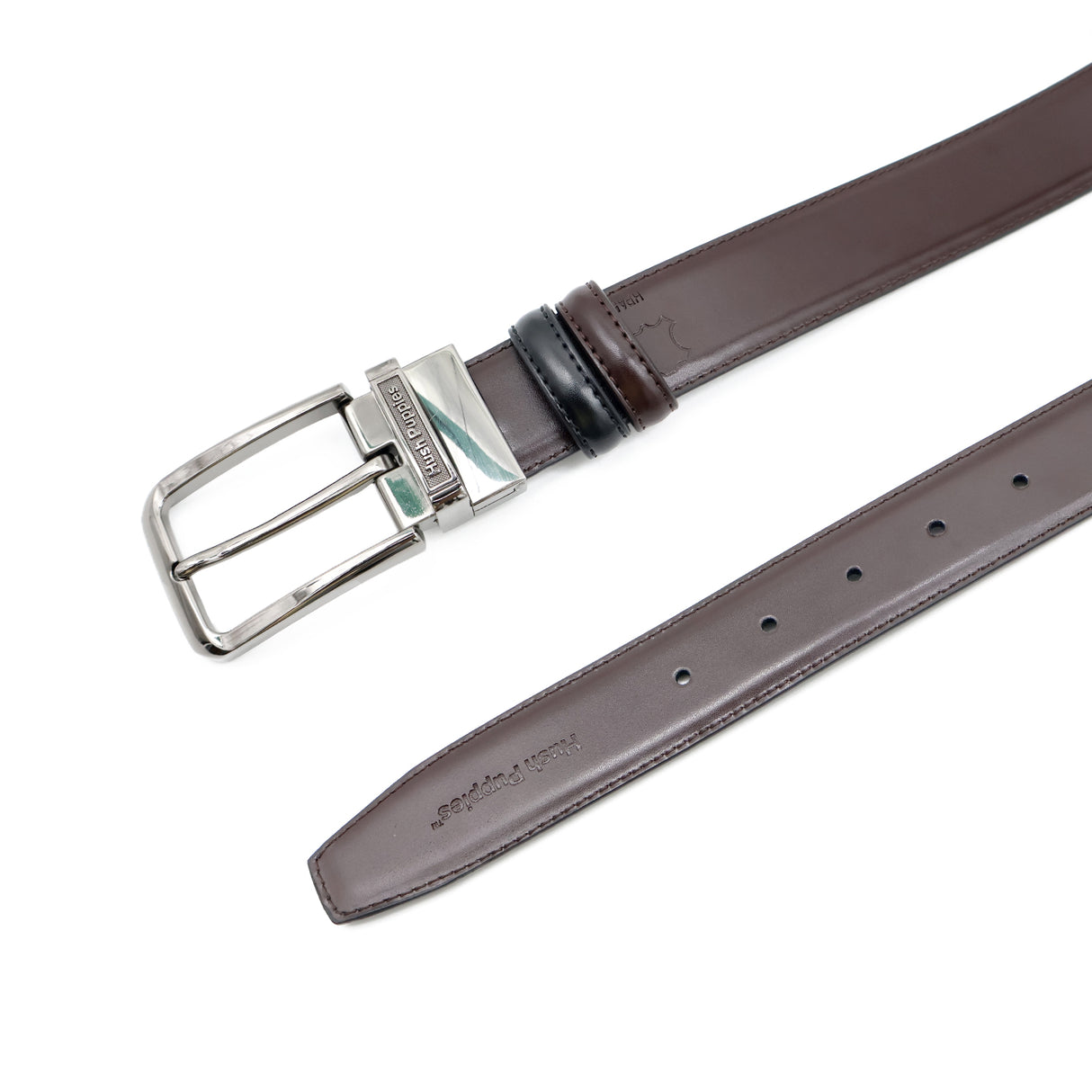 Eliya Pin Clip Men's Belt Reversible - Black