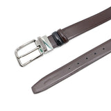 Eliya Pin Clip Men's Belt Reversible - Black
