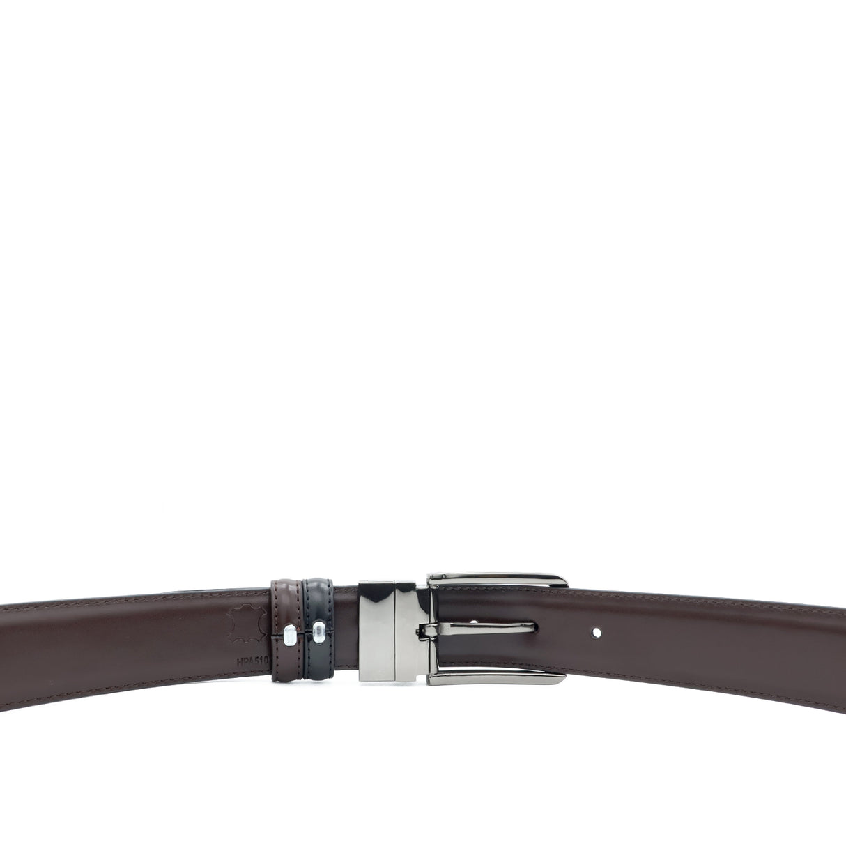 Eliya Pin Clip Men's Belt Reversible - Black