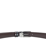 Eliya Pin Clip Men's Belt Reversible - Black