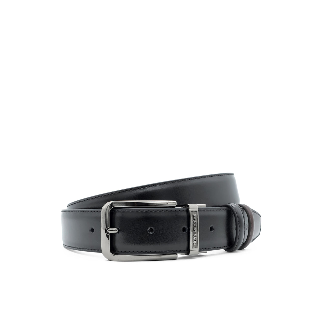Eliya Pin Clip Men's Belt Reversible - Black
