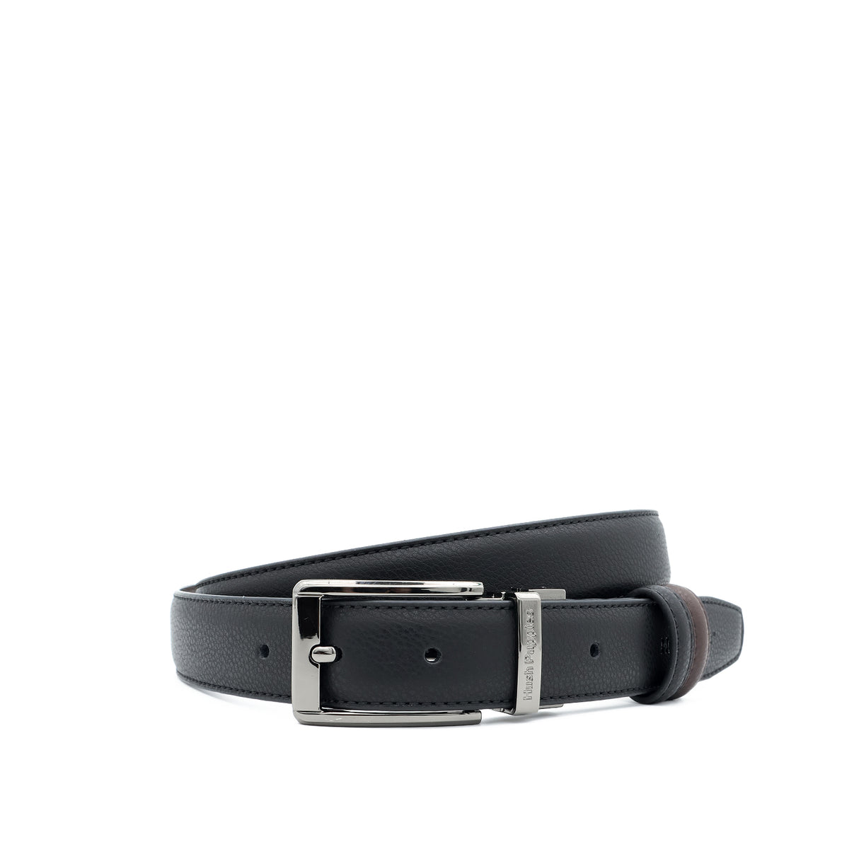 Emanuel Pin Clip Reversible Men's Belt - Black & Dark Brown