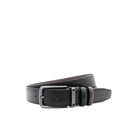Ester Pin Clip Reversible Men's Belt - Black & Dark Brown