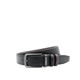 Ester Pin Clip Reversible Men's Belt - Black & Dark Brown