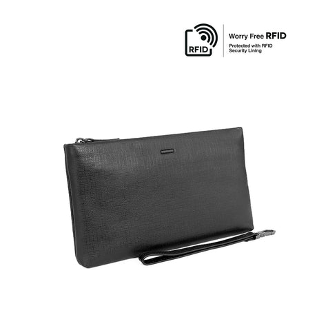 Remy Clutch Men's Wallet - Black