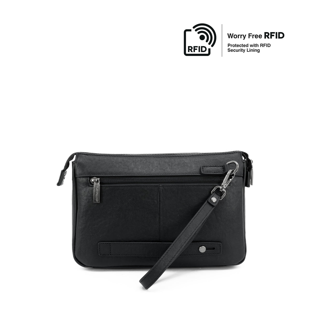 Sparkle Clutch Men's Bag - Black