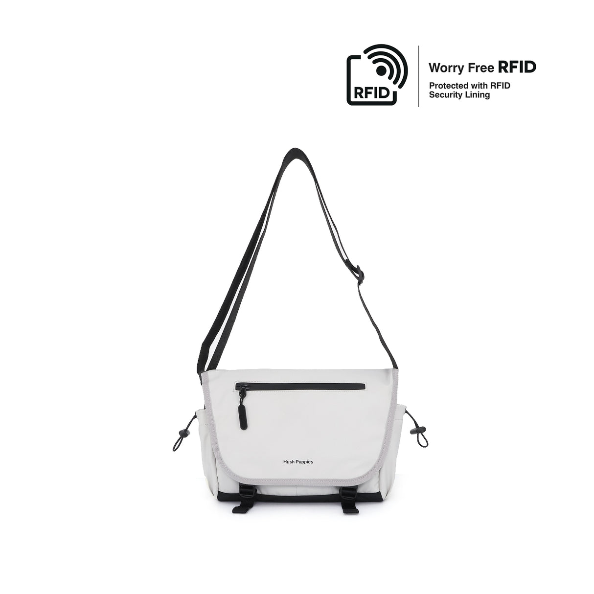 Tom Messenger Men's Bag - Light Grey