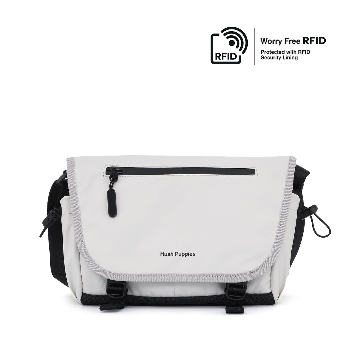 Tom Messenger Men's Bag - Light Grey