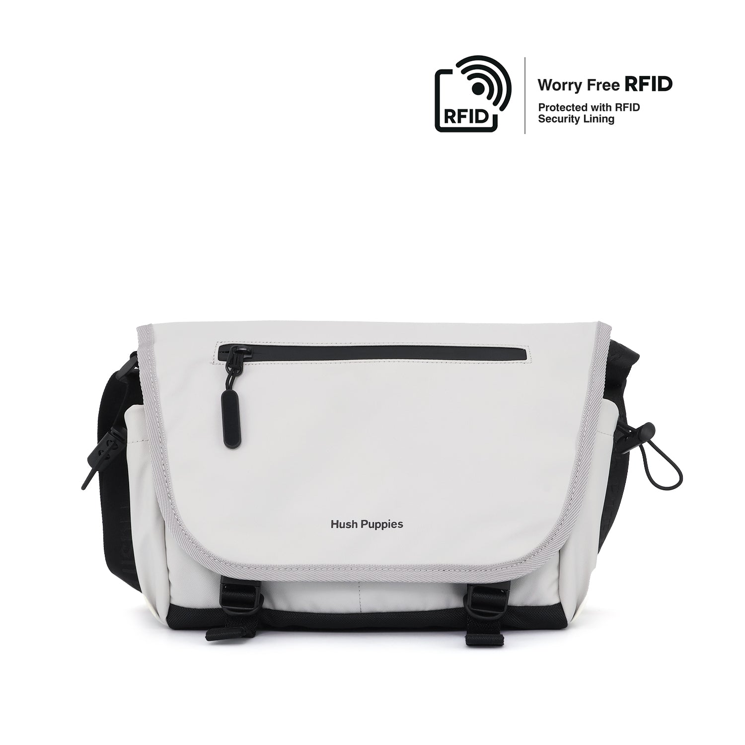 Tom Messenger Men's Bag - Light Grey