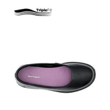 Lily Slip On Girl's Shoes - Black Leather