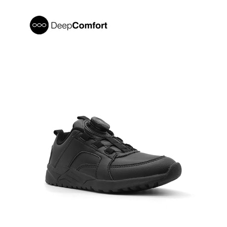 James Boa Boy's Shoes - Black Leather