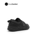 James Slip On Boy's Shoes - Black Leather