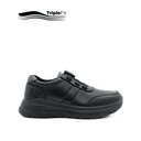 Liam Boa Boy's Shoes - Black Leather