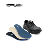Liam Boa Boy's Shoes - Black Leather