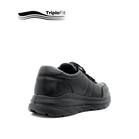 Liam Boa Boy's Shoes - Black Leather