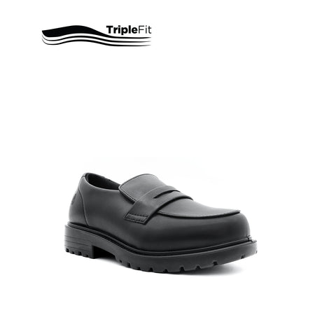 Peter Penny Boy's Shoes - Black Leather