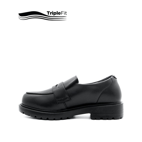 Peter Penny Boy's Shoes - Black Leather