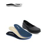 Charlotte Slip On Girl's Shoes - Black Leather