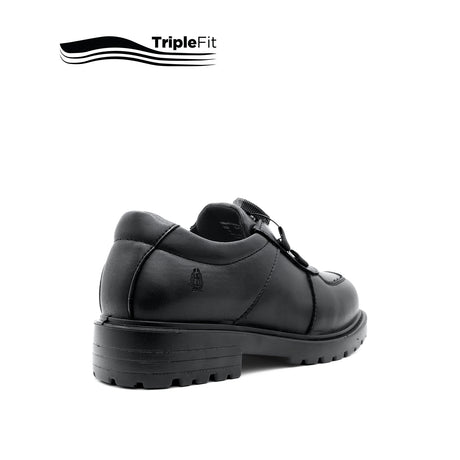 Peter Boa Boy's Shoes - Black Leather