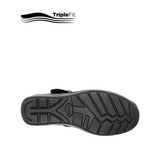 Sarah T-Bar Girl's Shoes - Black Leather