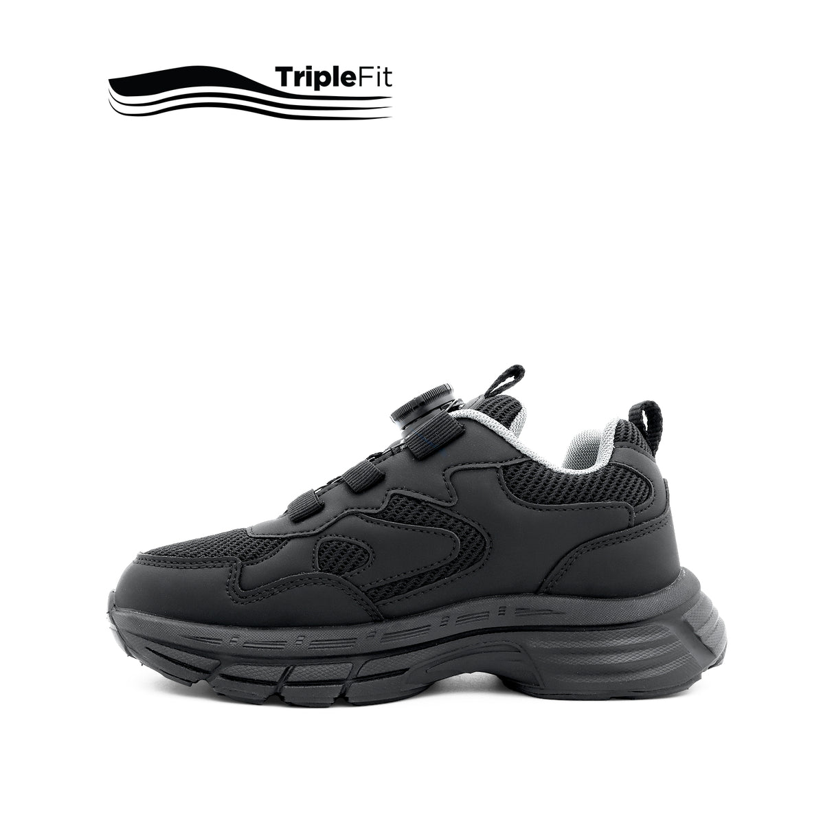 John Boa Boy's Shoes - Black