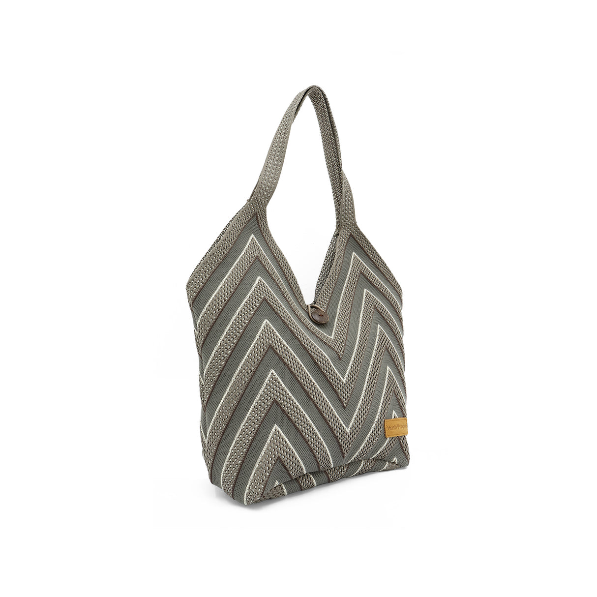 Autumn Knit Tote Women's Bag - Taupe Multi