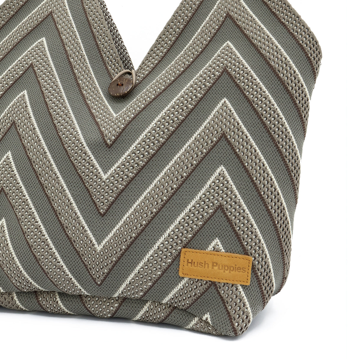 Autumn Knit Tote Women's Bag - Taupe Multi