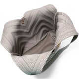 Autumn Knit Tote Women's Bag - Taupe Multi