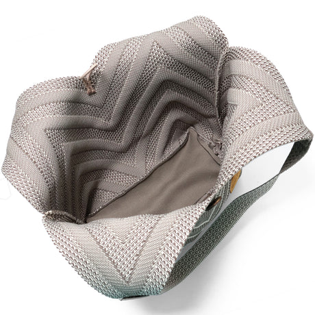 Autumn Knit Tote Women's Bag - Taupe Multi