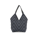 Autumn Knit Tote Women's Bag - Black Multi