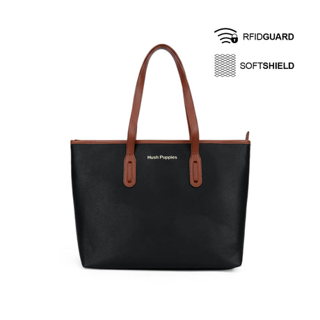 Florence Tote Women's Bag - Black Hush Puppies Philippines