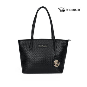Fatima Tote Women's Bag - Black Hush Puppies Philippines