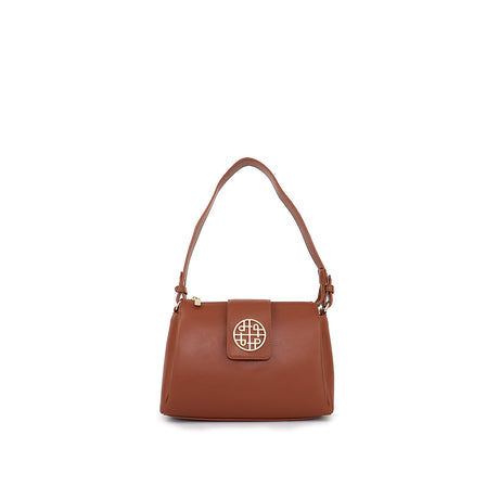 Bella Shoulder Women's Bag - Tan