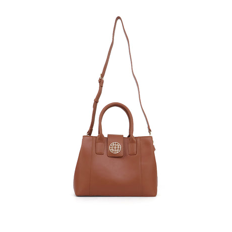 Blair Satchel Women's Bag - Tan