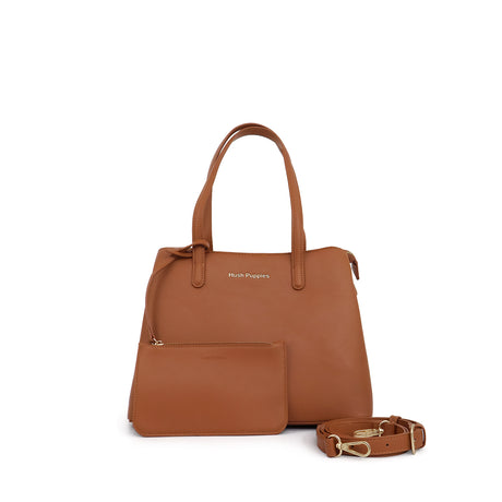 Britney Satchel Women's Bag - Tan