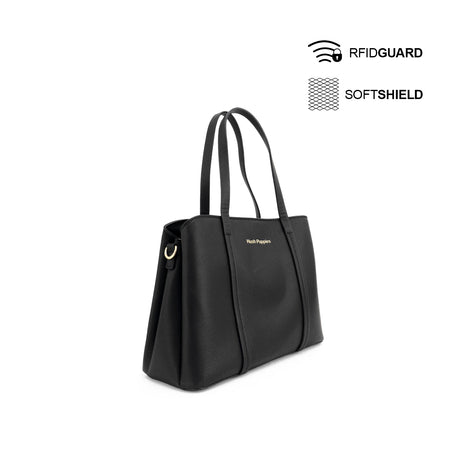 Dara Satchel Women's Bag - Black