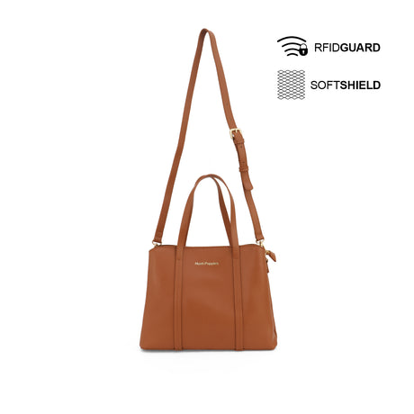 Dara Satchel Women's Bag - Tan