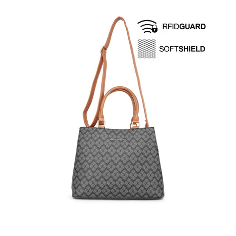 Elara Satchel Women's Bag - Black Hush Puppies Philippines