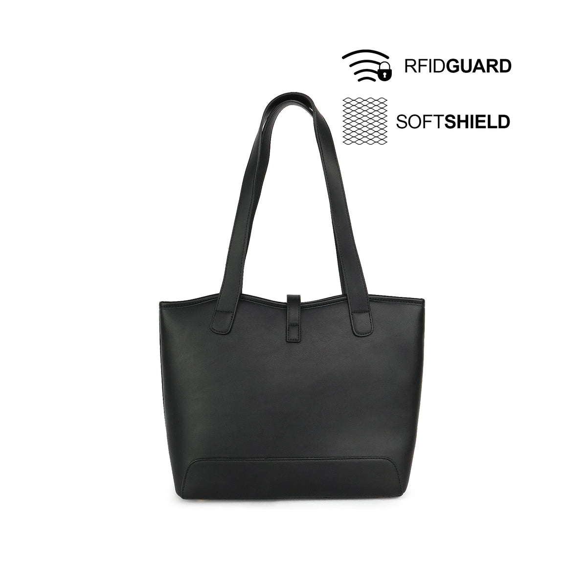 Enya Tote Women's Bag - Black Hush Puppies Philippines