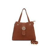 Amanda Satchel Women's Bag - Tan