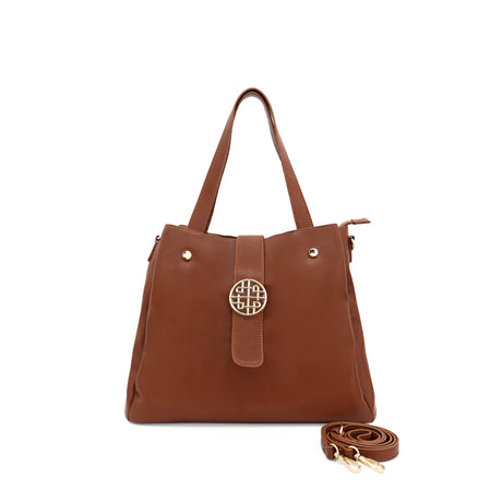 Amanda Satchel Women's Bag - Tan
