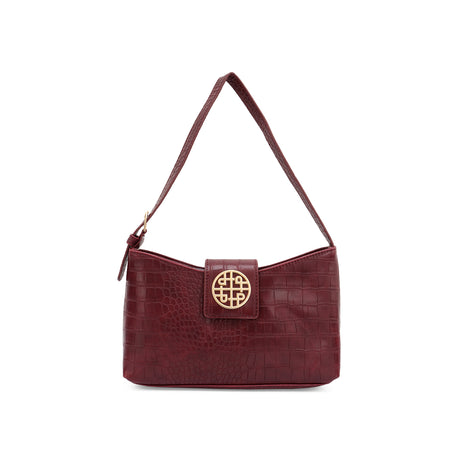 Anika Shoulder Women's Bag - Wine