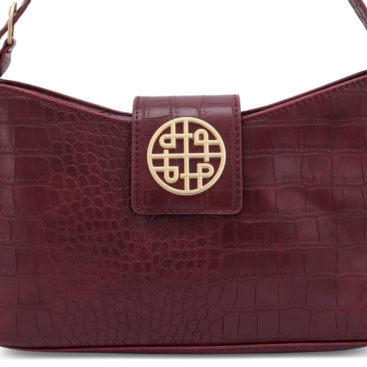Anika Shoulder Women's Bag - Wine