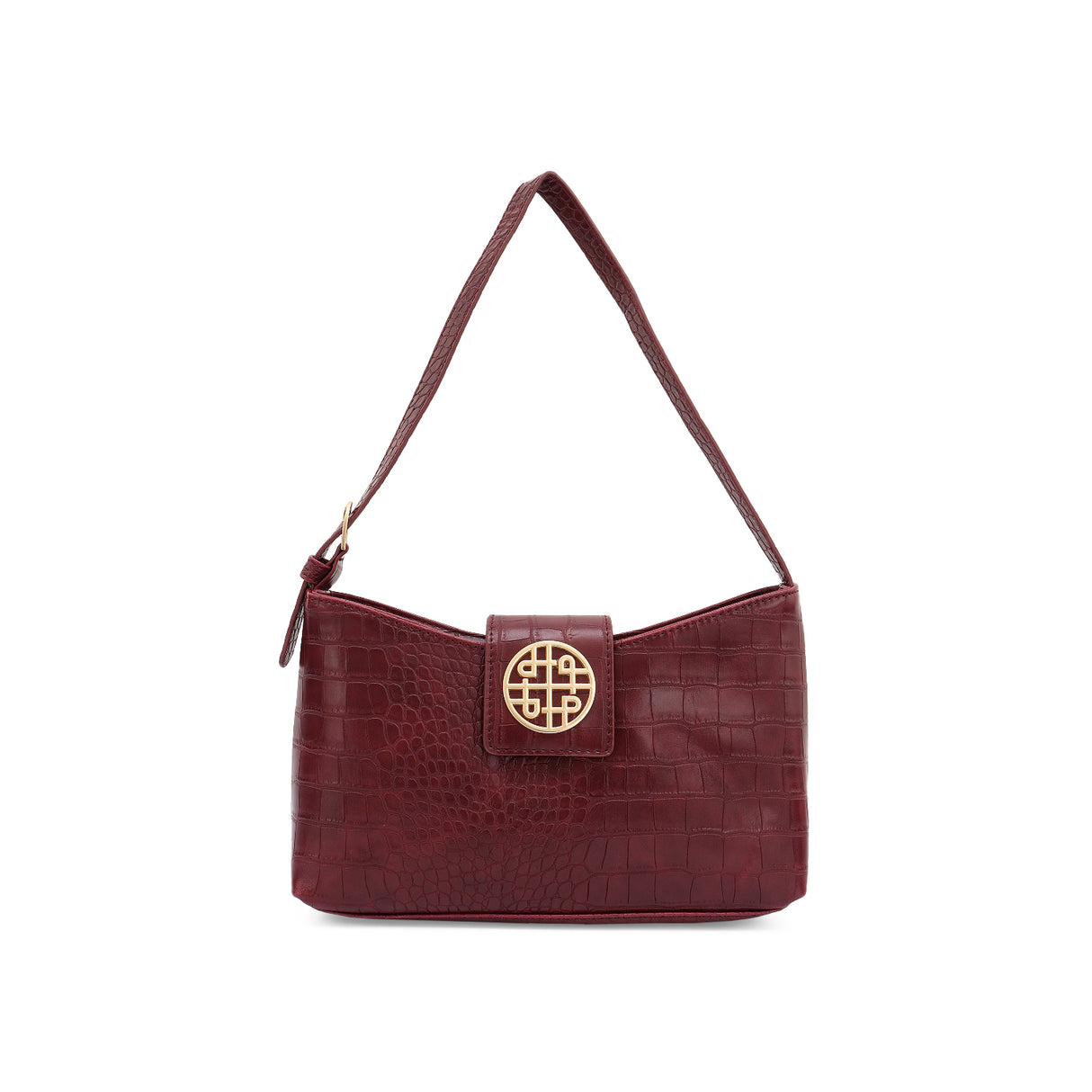 Anika Shoulder Women's Bag - Wine