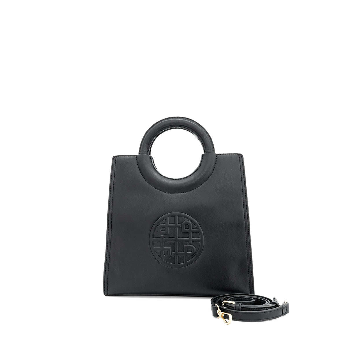 Ava Top Handle Women's Bag - Black
