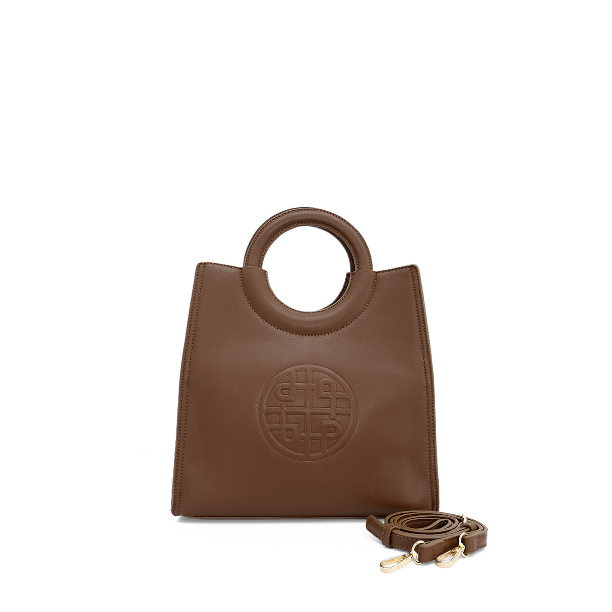 Ava Top Handle Women's Bag - Brown