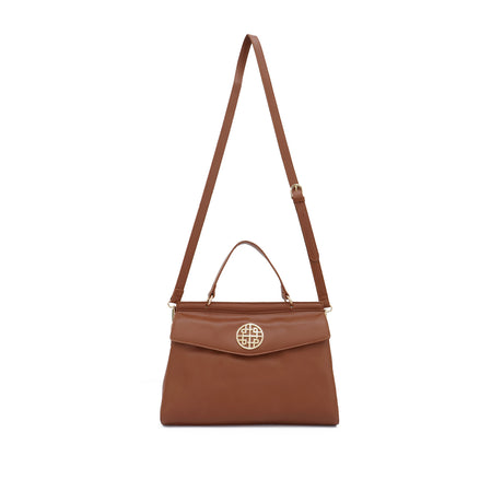 Avery Top Handle Women's Bag - Tan