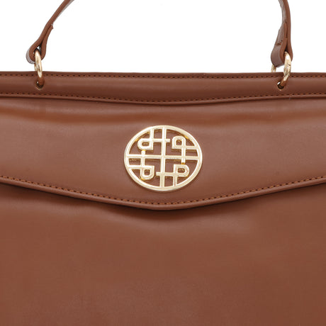 Avery Top Handle Women's Bag - Tan